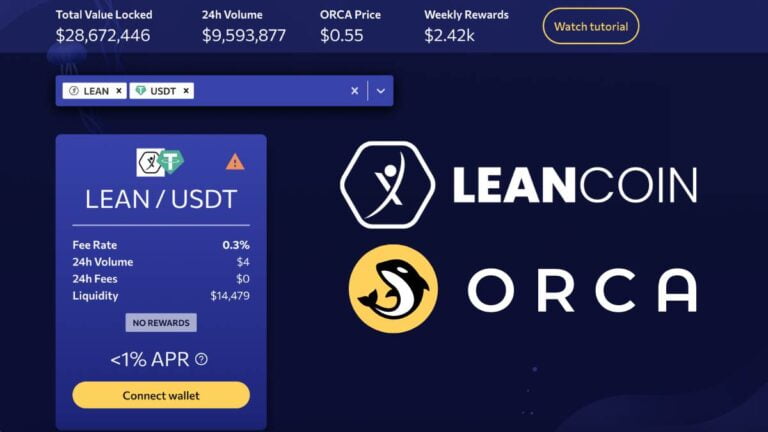 Leancoin Pool on Orca DEX