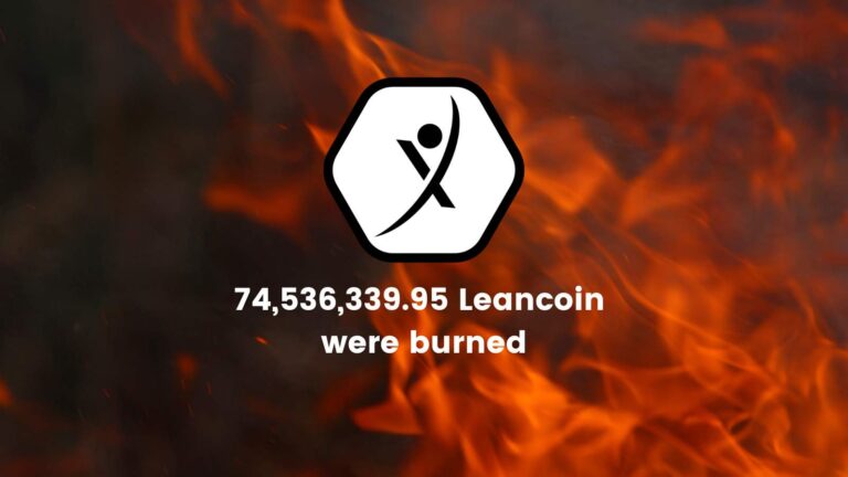Leancoin Burned 74,536,339.95